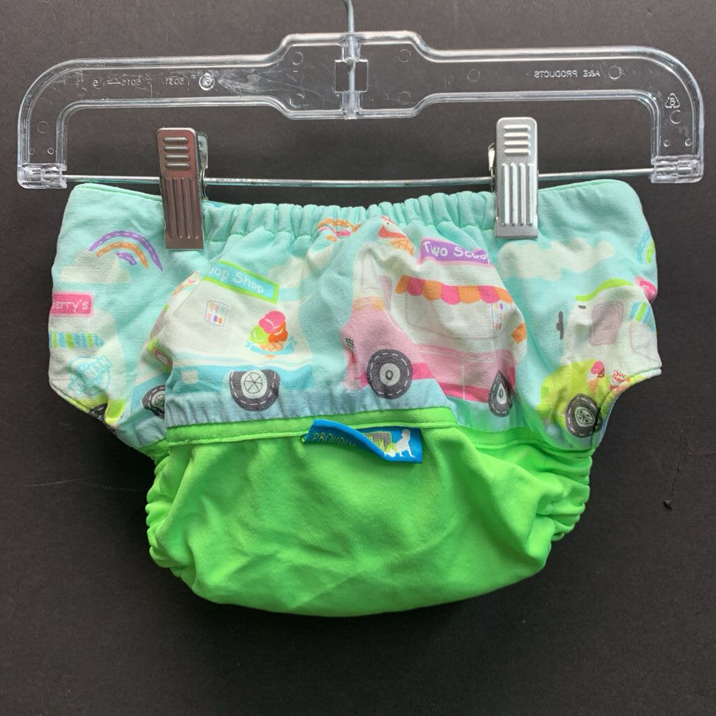 Ice Cream Truck Cloth Diaper Cover (Ella Bella Bum)
