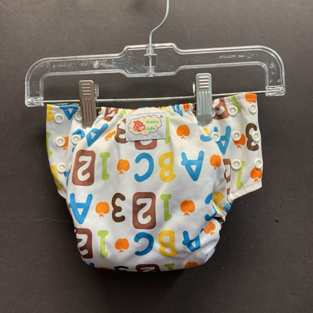 ABC 123 Cloth Diaper Cover