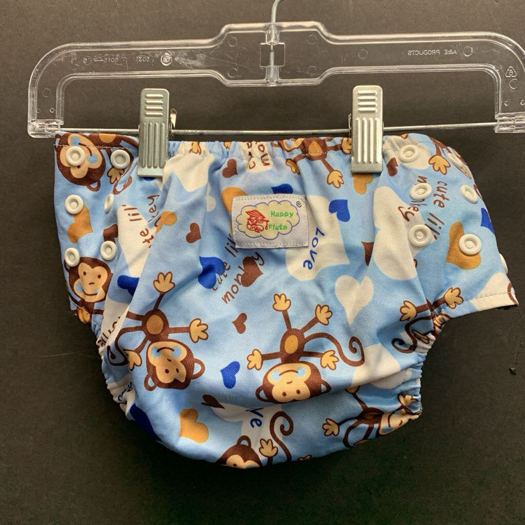 Monkey Cloth Diaper Cover