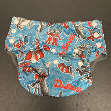 Load image into Gallery viewer, Happy Flute Cat in the Hat Cloth Diaper Cover
