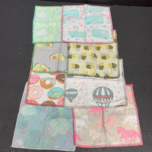 Load image into Gallery viewer, 8pk Mini Burp Rags/Cloth Diaper Inserts
