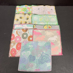 9pk Mini Burp Rags/Cloth Diaper Inserts