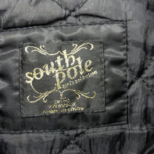 Load image into Gallery viewer, girls southpole blk hooded jacket sz 12-14
