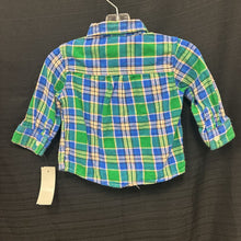 Load image into Gallery viewer, Plaid Button Down Shirt
