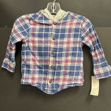 Load image into Gallery viewer, Plaid Hooded Shirt
