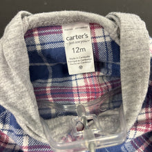 Load image into Gallery viewer, Plaid Hooded Shirt
