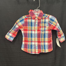 Load image into Gallery viewer, Plaid Button Down Shirt
