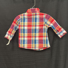 Load image into Gallery viewer, Plaid Button Down Shirt
