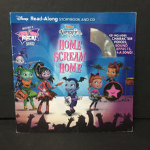Load image into Gallery viewer, Home Scream Home w/ CD (Disney Junior Vampirina) -character paperback
