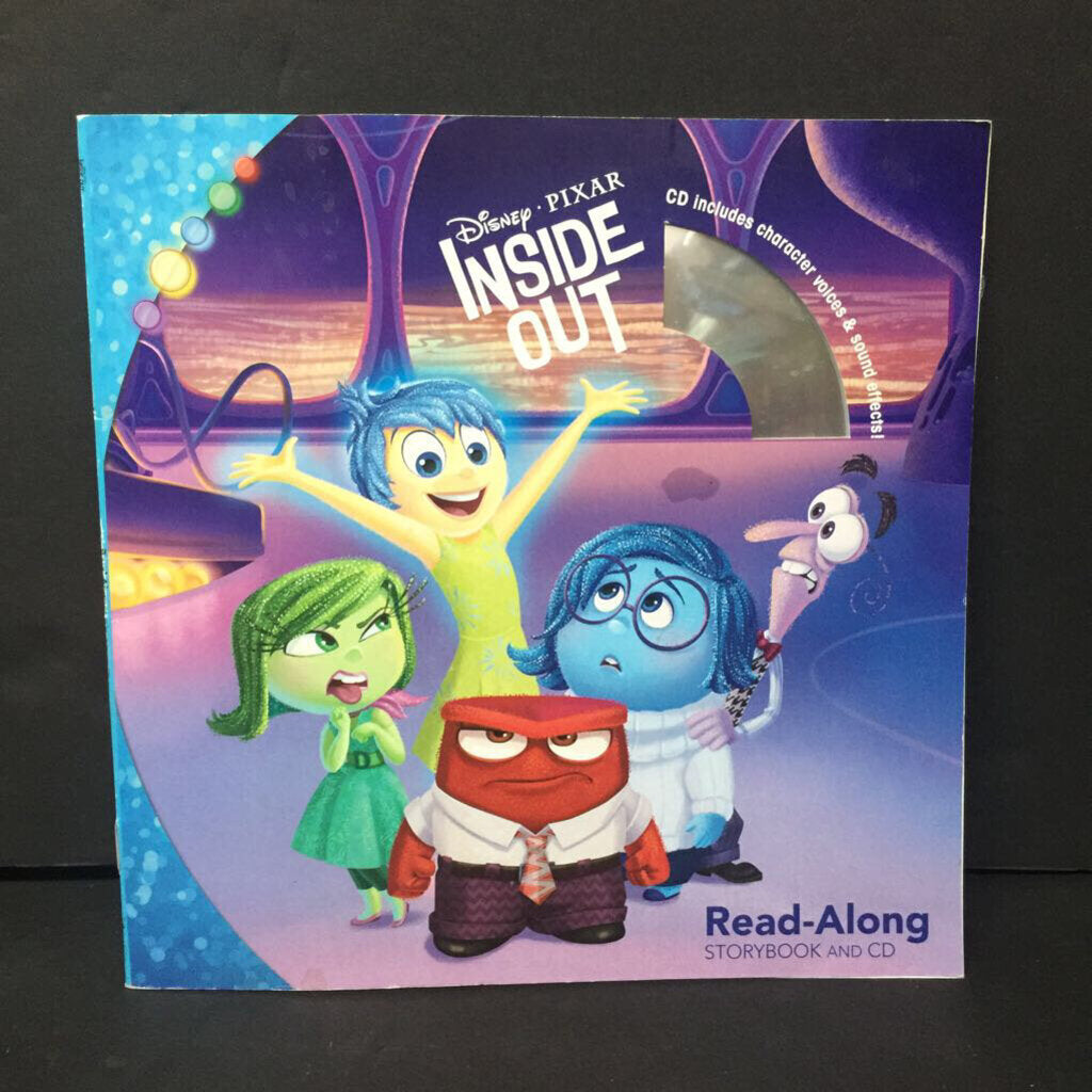 Inside Out Read-Along Storybook and CD (Disney Pixar) -character paperback