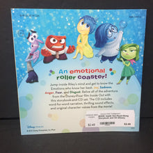 Load image into Gallery viewer, Inside Out Read-Along Storybook and CD (Disney Pixar) -character paperback
