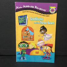 Load image into Gallery viewer, Goldilocks and the Three Bears (All Aboard Reading Picture Reader) (Super Why!) (Sonia Sander) -character reader paperback
