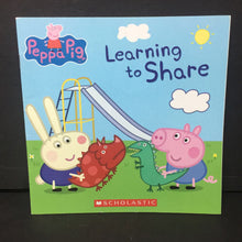 Load image into Gallery viewer, Learning To Share (Peppa Pig) -character paperback
