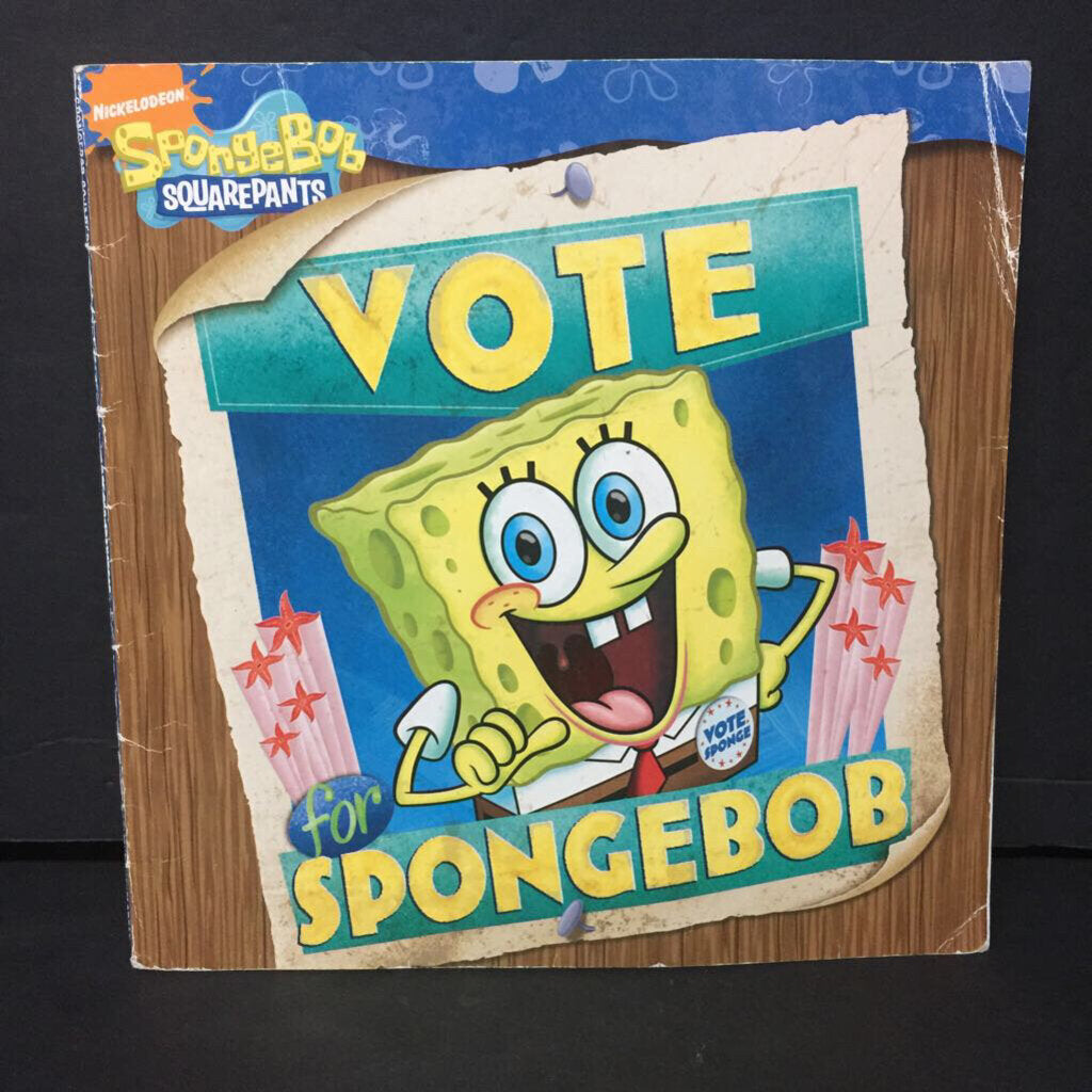 Vote for Spongebob (Spongebob Squarepants) -character paperback