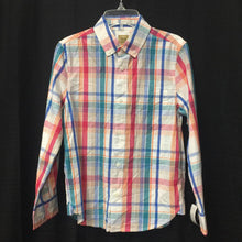 Load image into Gallery viewer, Plaid Button Down Shirt
