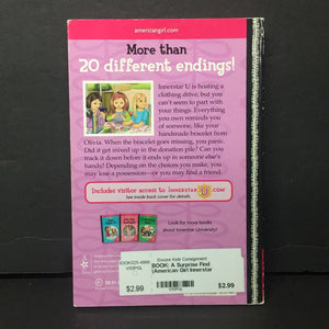 A Surprise Find (American Girl Innerstar University) (Choose Your Own Adventure) (Erin Falligant) -character series paperback