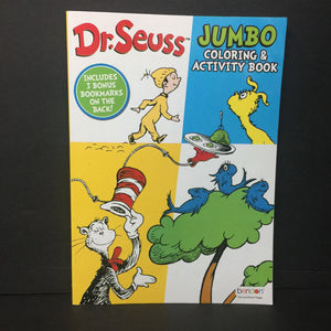 Dr. Seuss Jumbo Coloring & Activity Book -character activity paperback