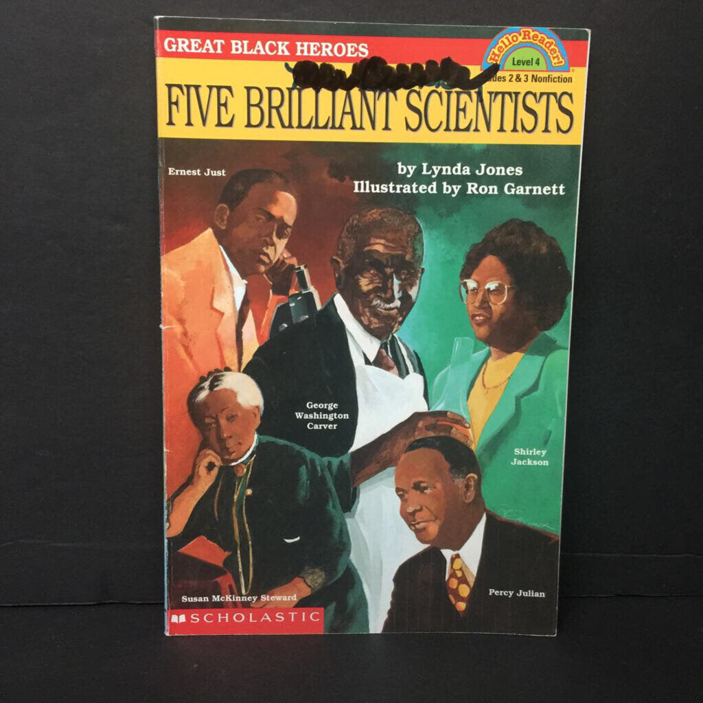 Great Black Heroes: Five Brilliant Scientists (Hello Reader Level 4) (Lynda Jones) (Black History Month) (Notable Person) -reader educational paperback
