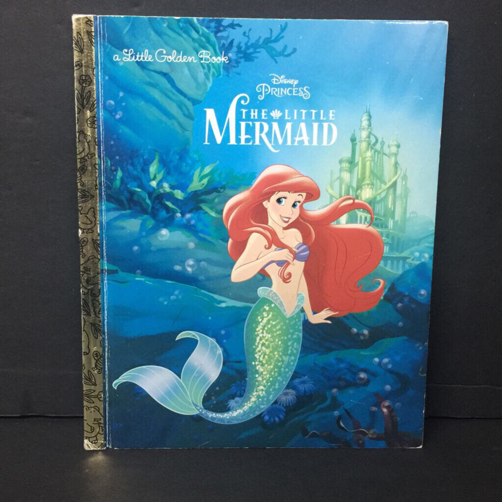 The Little Mermaid (Golden Book) (Disney Princess) -character hardcover