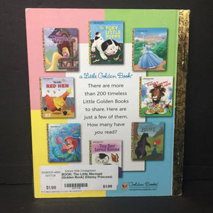 The Little Mermaid (Golden Book) (Disney Princess) -character hardcover