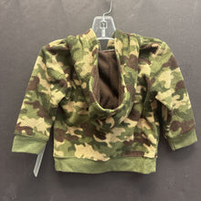 Load image into Gallery viewer, Camo Hooded Zip Sweatshirt
