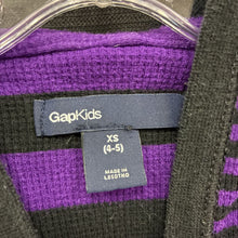 Load image into Gallery viewer, Hooded Striped Button Top
