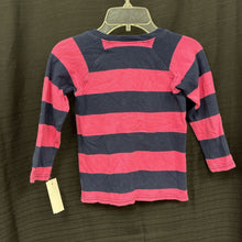 Load image into Gallery viewer, Striped Button Ruffle Top
