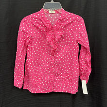 Load image into Gallery viewer, Polka Dot Button Down Top
