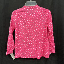 Load image into Gallery viewer, Polka Dot Button Down Top
