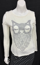 Load image into Gallery viewer, Sparkly Owl Cold Shoulder Top
