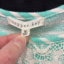 Load image into Gallery viewer, Striped Lace Top
