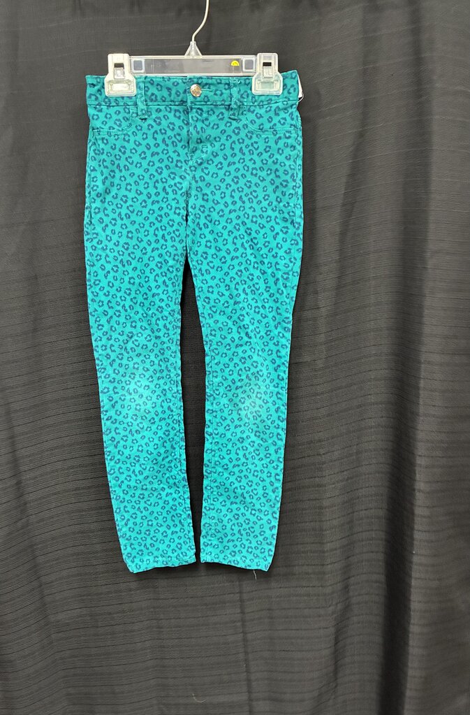 Animal Print Denim Pants