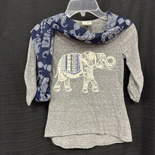 Load image into Gallery viewer, Elephant Scarf Top
