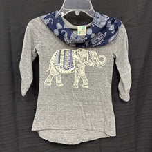 Load image into Gallery viewer, Elephant Scarf Top
