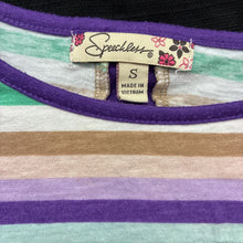 Load image into Gallery viewer, Striped Button Back Top
