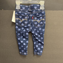 Load image into Gallery viewer, Sparkly Heart Denim Pants
