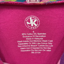 Load image into Gallery viewer, Striped Flower Top
