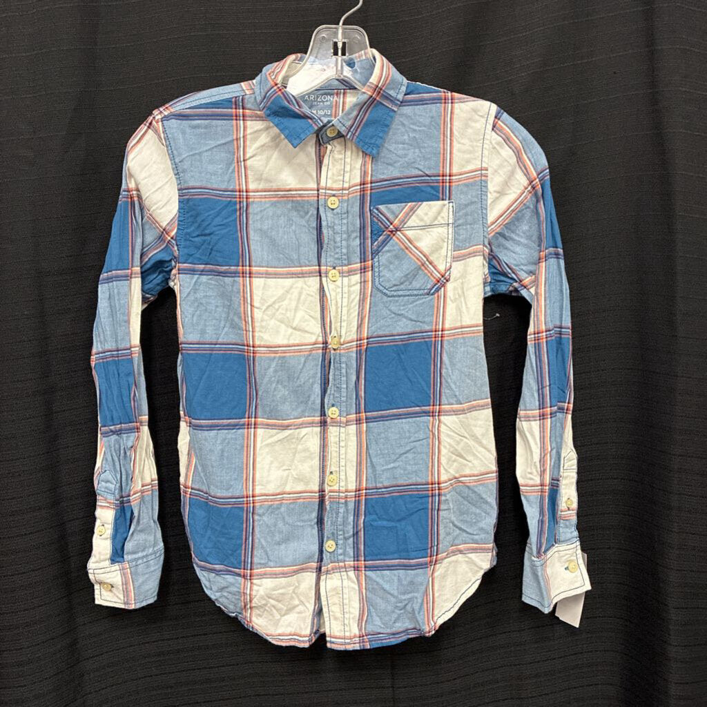 Plaid Button Down Top