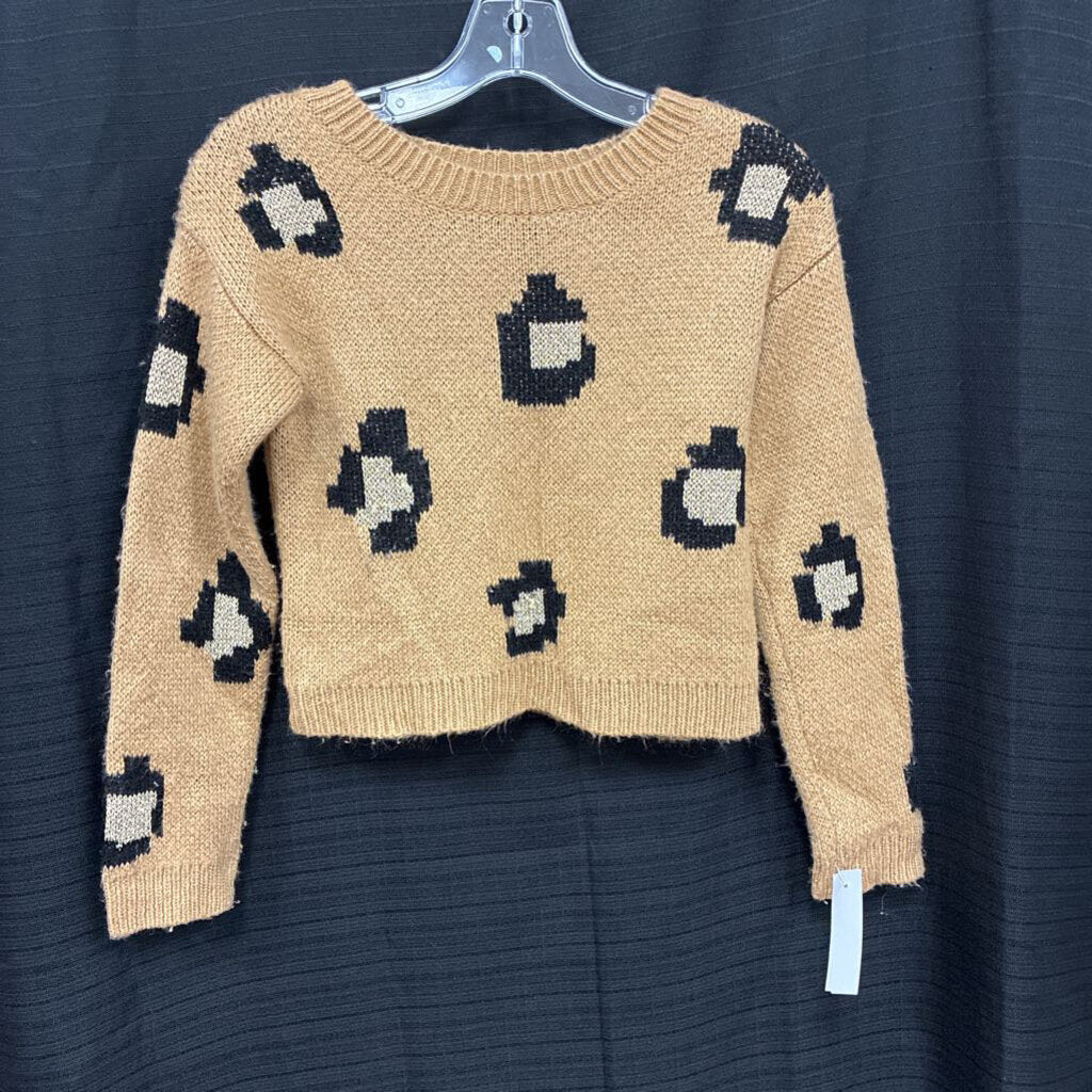 Knit Animal Print Sweater