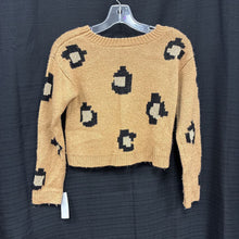 Load image into Gallery viewer, Knit Animal Print Sweater
