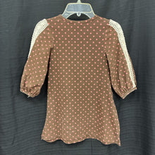 Load image into Gallery viewer, Polka Dot Lace Bow Top
