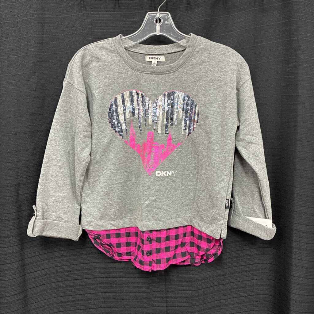Sequin Heart Top
