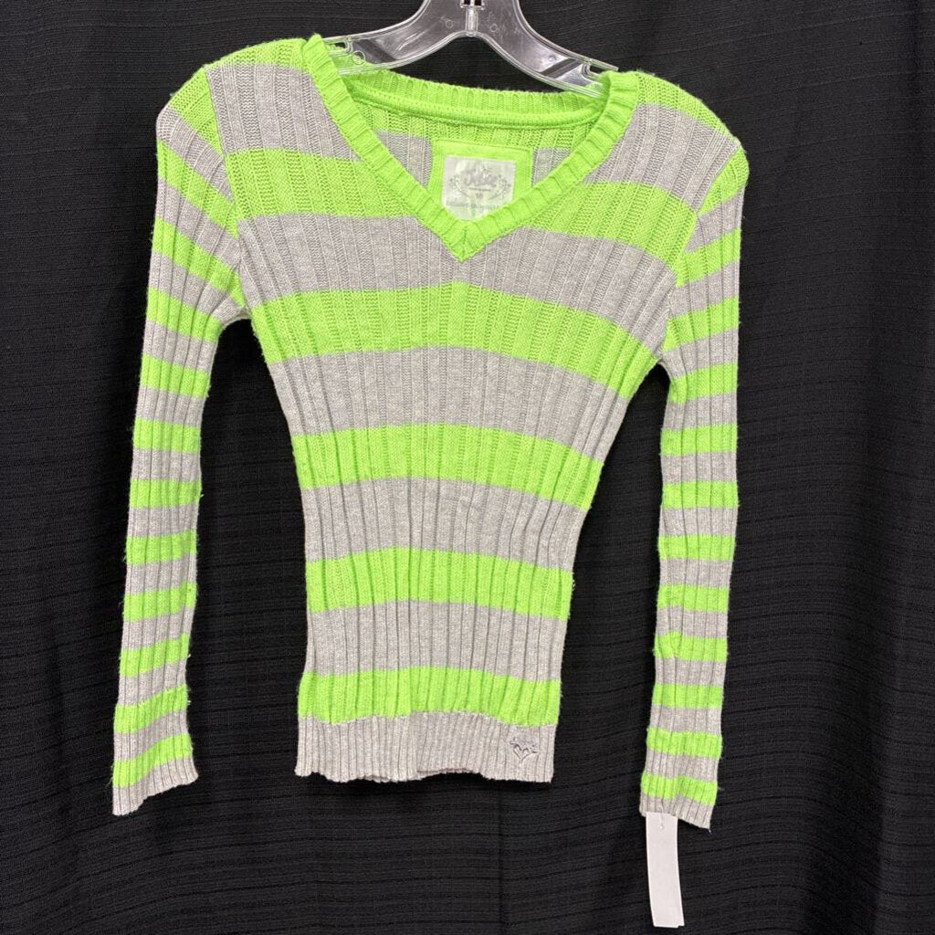 Striped Knit Sweater