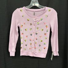 Load image into Gallery viewer, Sequin Button Front Sweater
