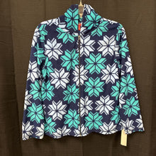 Load image into Gallery viewer, Hooded Zip Snowflake Sweatshirt
