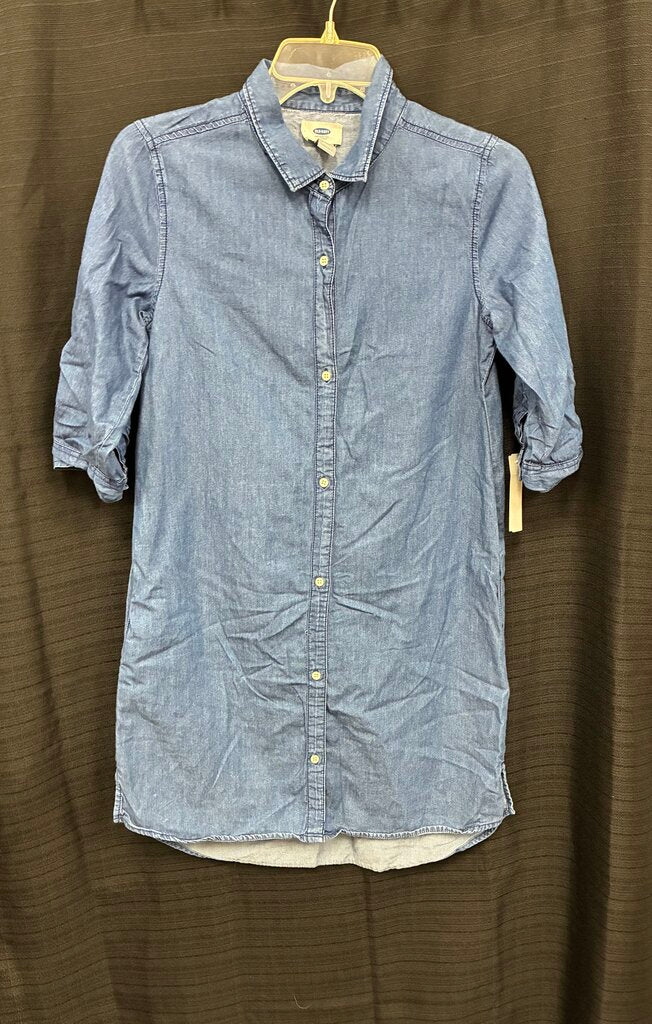 Button Down Denim Dress