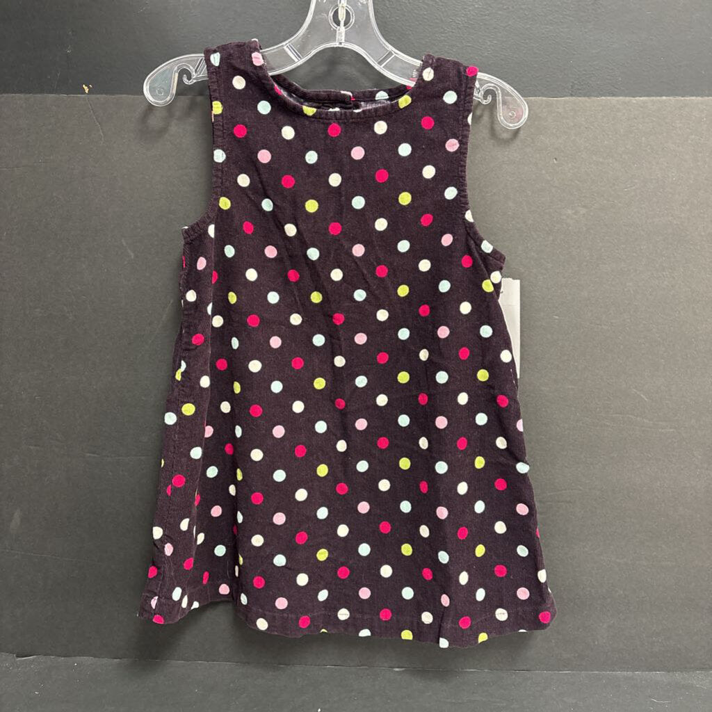 Polka Dot Corduroy Dress