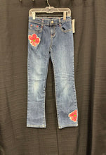 Load image into Gallery viewer, Denim Flower Pants
