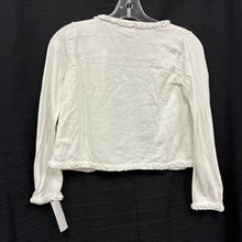 Load image into Gallery viewer, Ruffle Button Front Sweater
