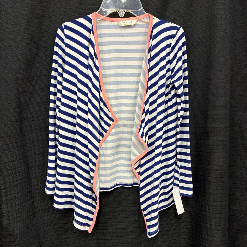 Striped Open Front Top